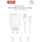 Зарядний пристрій XO USB 120W + cable USB to USB-C white (XO-L128U) - зменшене зображення 2