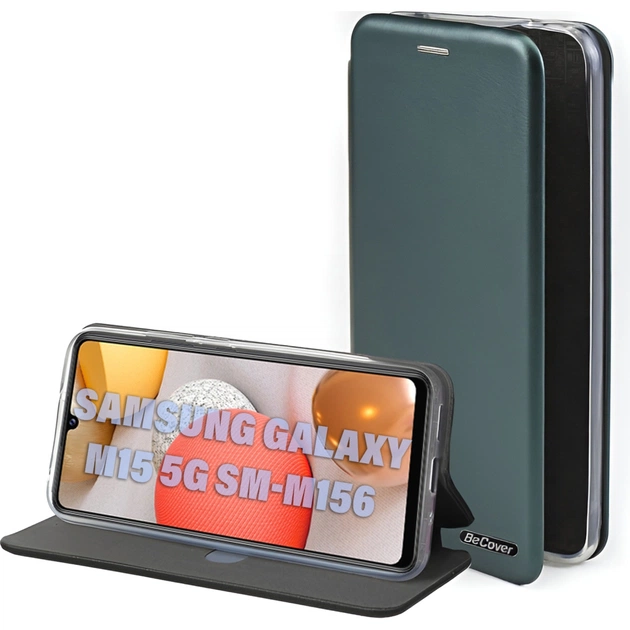 Чохол до мобільного телефона BeCover Exclusive Samsung Galaxy M15 5G SM-M156 Dark Green (711051) - зображення 1