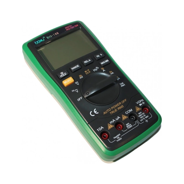 Цифровий мультиметр Baku BA-18B+ V, A, R, C (BA-18B+) - зображення 3
