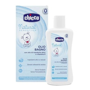 Дитяча олія Chicco Natural Sensation для ванни 200 мл (07451.10) зображення 1
