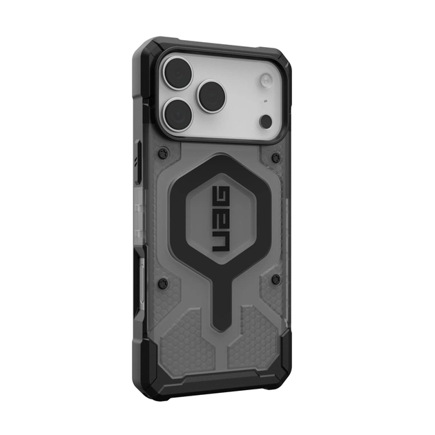 Чохол до мобільного телефона UAG iPhone 17 Pro Max Pathfinder Clear MagSafe Ash/Black (114552113140) - зображення 3