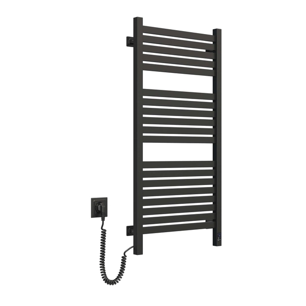 Сушарка для рушників Navin Авангард Х 1000х480 Wi-Fi лівобічна чорний муар (12-272155-4810) - зображення 6