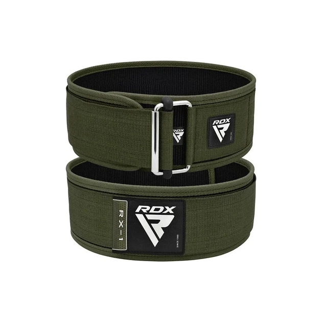 Атлетичний пояс RDX RX1 Weight Lifting Belt Army Green L (WBS-RX1AG-L) - picture 2