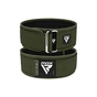 Атлетичний пояс RDX RX1 Weight Lifting Belt Army Green L (WBS-RX1AG-L) - уменьшенное изображение 2