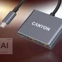 Концентратор Canyon hub DS-3 3in1 USB-C Dark Grey (CNS-TDS3) - уменьшенное изображение 10