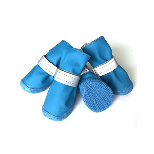 Черевики для собак Ruispet для малих порід, водонепроникні 4 шт №5 сині (2700000033128) зображення 1