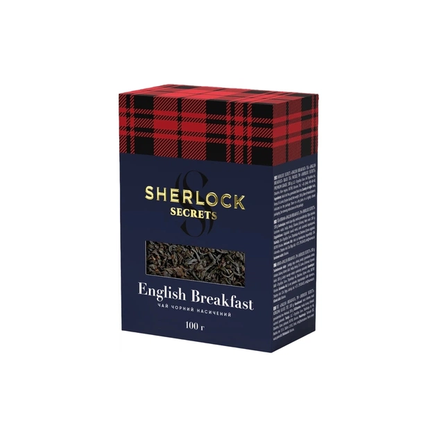 Чай Sherlock Secrets English Breakfast черный листовой 100 г (shs.00902) - изображение 1