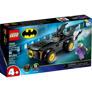 Конструктор LEGO DC Batman Погоня на Бетмобілі: Бетмен проти Джокера 54 деталі (76264) зображення 1