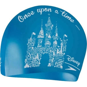 Шапка для плавання Speedo Slogan Cap Cap JU блакитний, білий 8-08386F301 OSFM (5053744543697) зображення 1