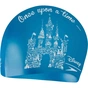 Шапка для плавання Speedo Slogan Cap Cap JU блакитний, білий 8-08386F301 OSFM (5053744543697) - зменшене зображення 1
