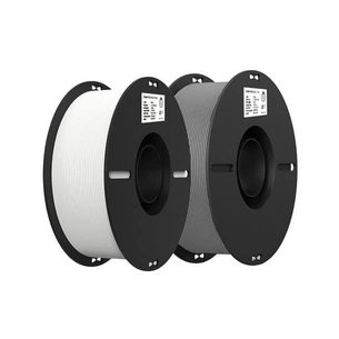 Пластик для 3D-принтера Creality Ender PLA 1.75мм, 2x1кг, white+grey (3301010365) зображення 1