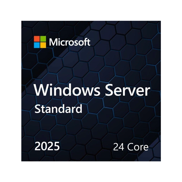 ПЗ для сервера Microsoft Windows Server 2025 Standard 24 Core англ, ОЕМ на DVD носії (EP2-25205) - picture 1