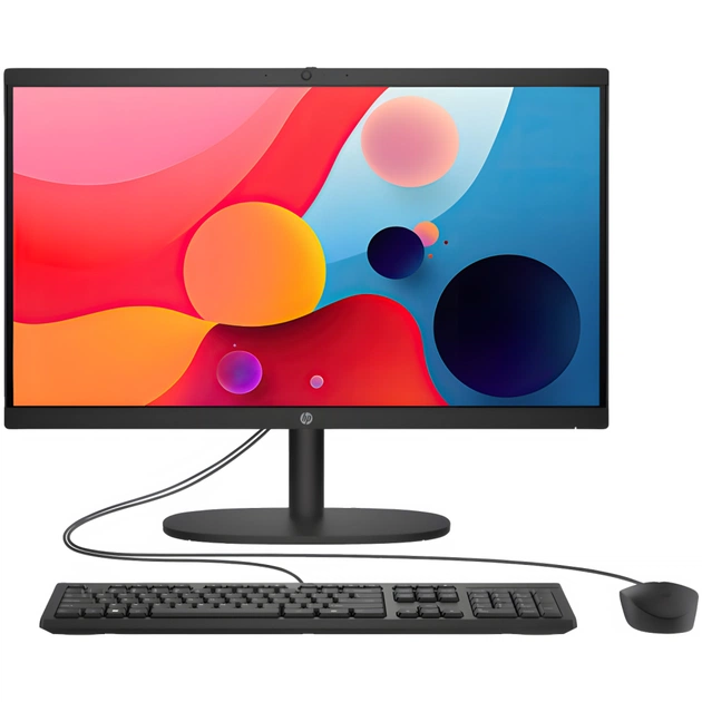 Комп'ютер HP 22-dg0001ua AiO / i3-N300, 8, 512, WiFi, Cam, K&M (AE0P2EA) - зображення 1