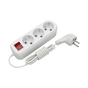 Мережевий подовжувач Electrum C-ES-1813 3.0m, 3 роз, white (C-ES-1813) - зменшене зображення 1