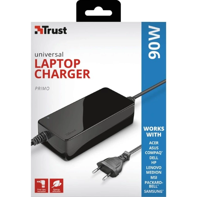 Блок живлення до ноутбуку Trust Primo 90W-19V Universal Laptop (22142_TRUST) - picture 5