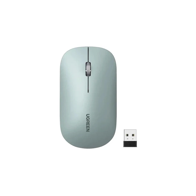 Мишка Ugreen MU001 Portable Wireless Green (90374) - зображення 1