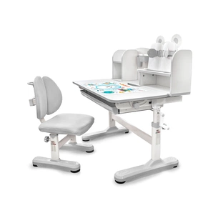 Парта зі стільцем Evo-kids Panda XL grey (BD-29 G) зображення 1