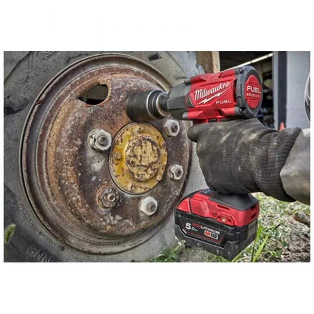 Гайковерт Milwaukee імпульсний 1/2"881 Нм з фрикційним кільцем M18 FMTIW2F12-502X (4933478450) - picture 6