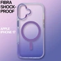 Чохол до мобільного телефона BeCover FIBRA Shock-Proof MagSafe Apple iPhone 17 Light Purple (715445) - зменшене зображення 3