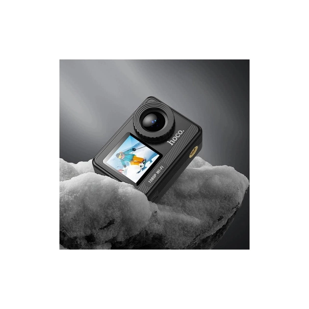 Екшн-камера HOCO DV103 Dual color screen Black (6942007638296) - picture 7