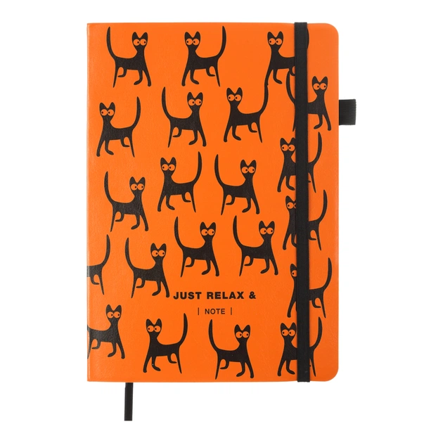 Книга записна Buromax RELAX А5 96 аркушів крапка, помаранчевий (BM.295301-11) - зображення 1