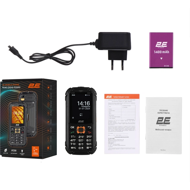 Мобільний телефон 2E R240 2024 Black (694743654103) - picture 12