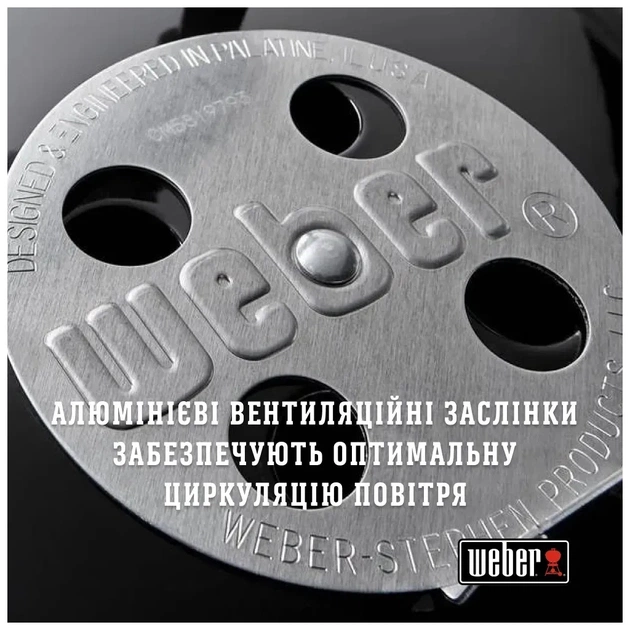 Гриль-барбекю Weber Original Kettle E-4710 47 см Black (13101004) - picture 6