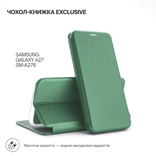 Чохол до мобільного телефона BeCover Exclusive Samsung Galaxy A27 SM-A276 Dark Green (715686) зображення 1
