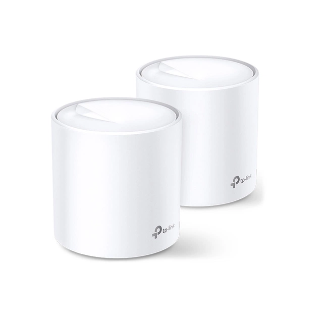 Точка доступа Wi-Fi TP-Link DECO X60 2PK AX3000 1xGE LAN 1xGE WAN MU-MIMO OFDMA MESH (DECO-X60-2-PACK) - изображение 1
