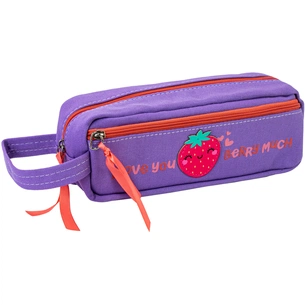 Пенал Cool For School з ремінцем 2 відділення фіолетовий (CF87014) зображення 1