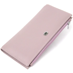 Гаманець ST Leather Шкіряний Ліловий (19384) зображення 1