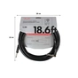 Інструментальний кабель Fender Cable Professional Series 18.6' Angled Black (228434) - preview 2