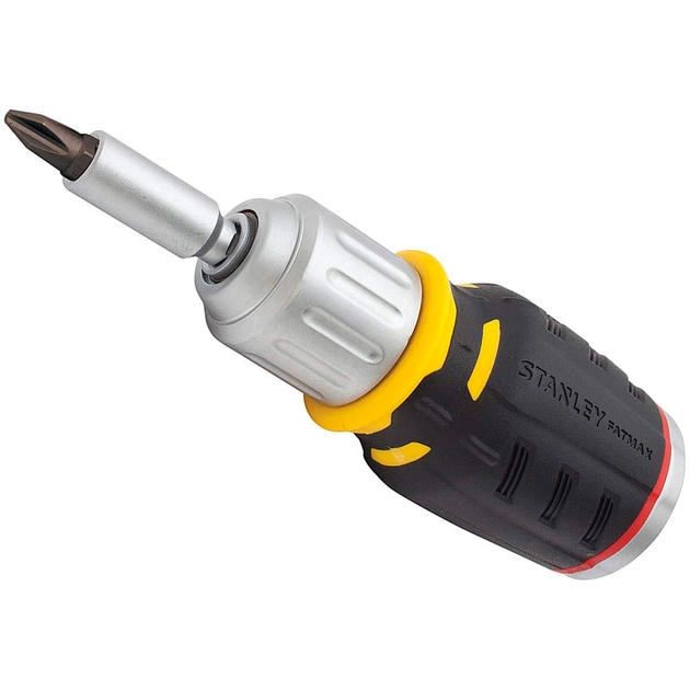 Набор отверток Stanley FatMax STUBBY реверсивная + 6 бит (FMHT0-62688) - изображение 1
