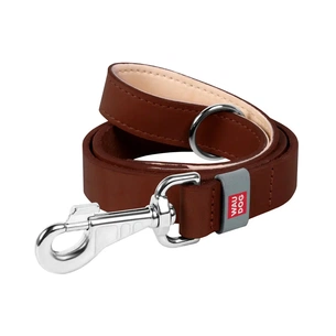 Повідець для собак WAUDOG Classic шкіряний Ш 14 мм Д 122 см коричневий (08136) зображення 1