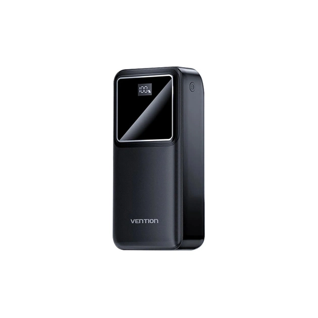 Батарея універсальна Vention 30000mAh 22.5W 3A, PD, QC/3.0, LED Display, Black (FHMB0) - зображення 1