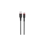 Дата кабель USB 2.0 AM to USB-C 1.0m 3A nylon X59 black HOCO (6931474744920) - уменьшенное изображение 3
