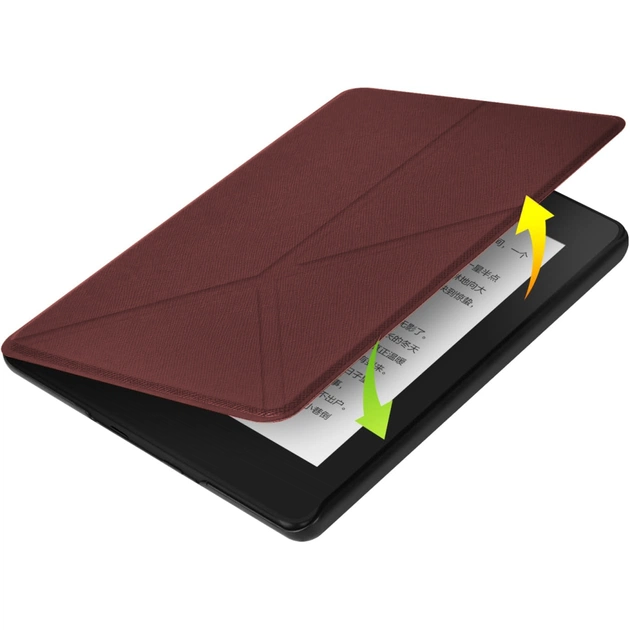 Чехол для электронной книги BeCover Ultra Slim Origami Amazon Kindle Paperwhite 12th Gen. 2024 7"/Colorsoft (2024) Red Wine (712842) - изображение 6