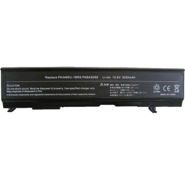 Акумулятор до ноутбука AlSoft Toshiba PA3465U 5200mAh 6cell 10.8V Li-ion (A41096) - изображение 1