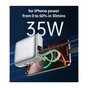 Батарея универсальная Choetech 10000mAh, 35W. PD/3.0, LED Display, buid-in type-C cabel, Silver (B832-SL) - уменьшенное изображение 6