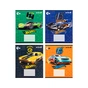 Зошит Kite Hot Wheels, 12 аркушів, коса лінія (HW25-235) - зменшене зображення 1