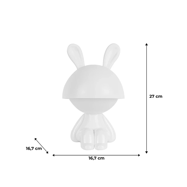 Нічник Kite Світильник LED з акумулятором Cute Bunny, білий (K25-316-1-1) - picture 6