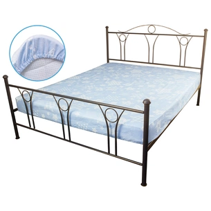 Простирадло Руно бязь на гумці Blue Star 90х200 см (503.116_Blue star) зображення 1