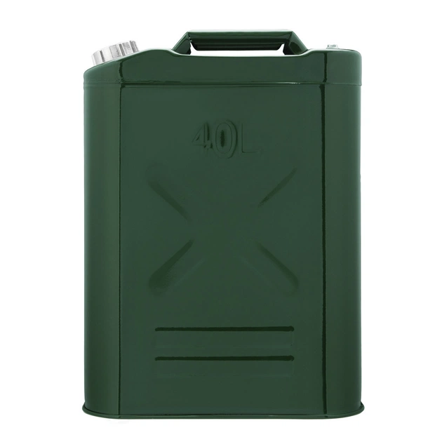 Каністра автомобільна 2E 40л метал 1мм, 5.2кг (2E-JCM40S) - picture 1