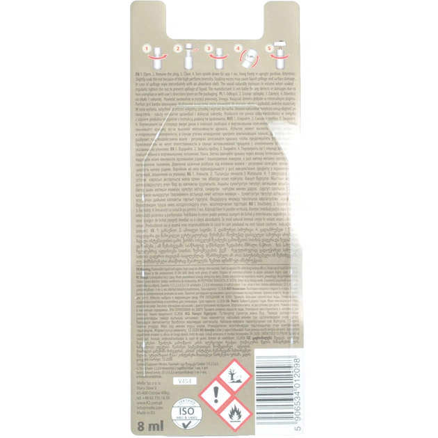 Ароматизатор для автомобіля K2 VINCI VENTO OCEAN 8ML (V454) - зображення 4