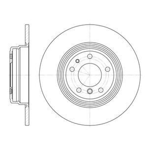 Гальмівний диск REMSA 6510.00 зображення 1