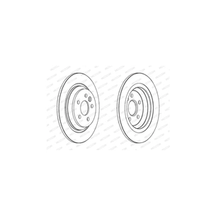 Гальмівний диск FERODO DDF1720C зображення 1