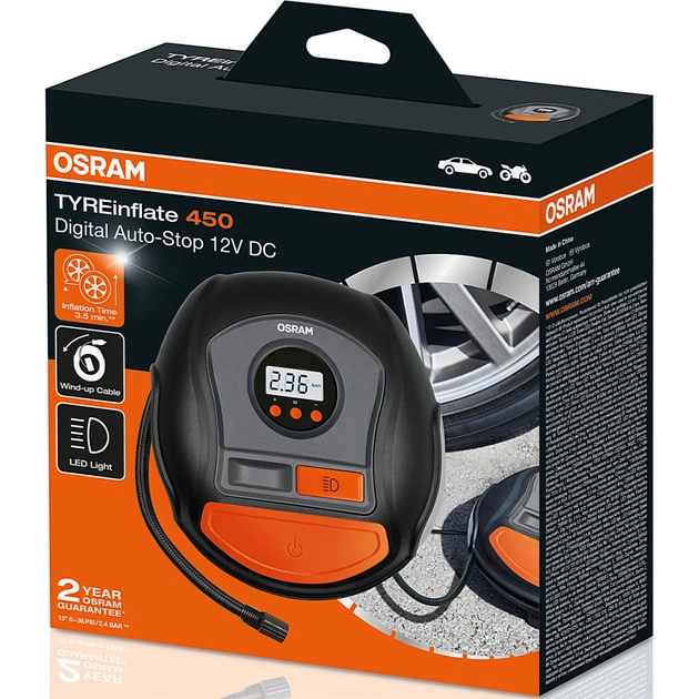 Автомобільний компресор Osram OTI450 - зображення 1