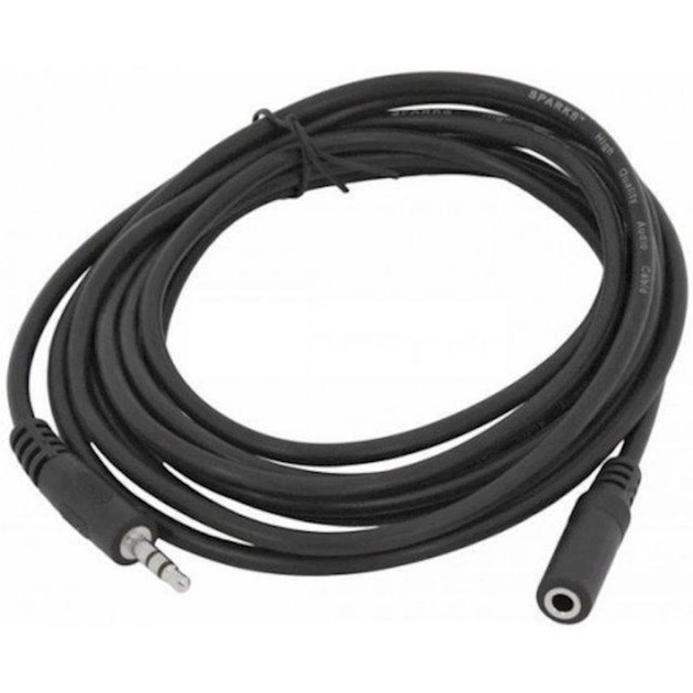 Кабель мультимедійний 3.5mm M to 3.5mm F 1.8m Atcom (16847) - зображення 1