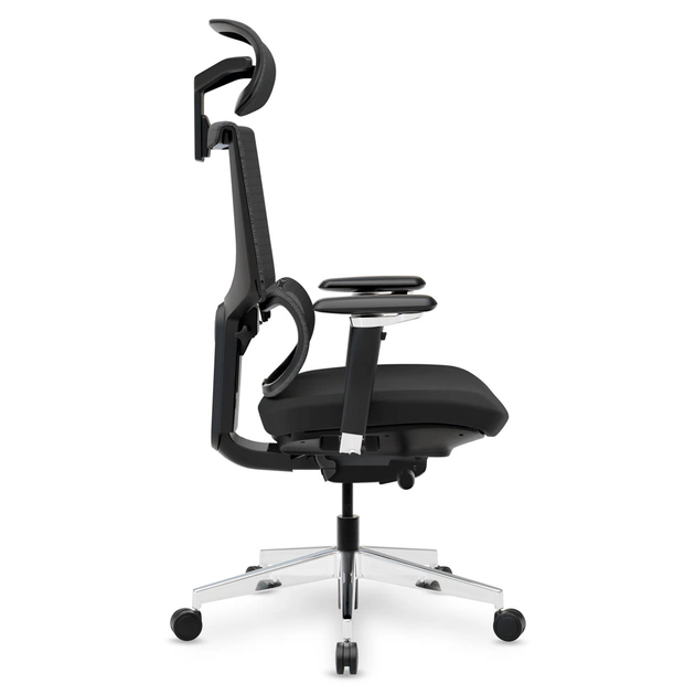 Офісне крісло Mealux S8 Air Fabric Black (HF-S8P F/B) - зображення 7