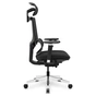 Офісне крісло Mealux S8 Air Fabric Black (HF-S8P F/B) - зменшене зображення 7